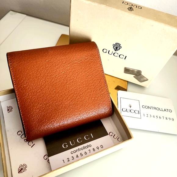 GUCCI Vintage Horsebit Compact Wallet - Picture 2 of 8